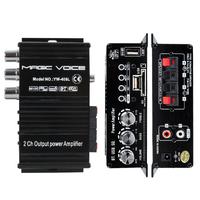 12 VOLT 100 WATT MOTOSİKLET BLUETOOTH AMFİ USB/SD 2 KANAL PAZARCI - ANFİ (154X80X42MM)
