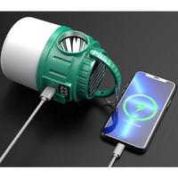 24 LED 5 AYDINLATMA MODU + 2 YAN IŞIK (BEYAZ / SARI) 1200 MAH SOLAR KAMP LAMBASI V65-3