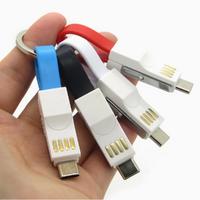 2IN1 LİGHTNİNG TYPE C BAŞLIK MINI USB ŞARJ KABLOSU