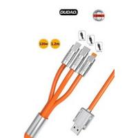 3 İn 1 Universal Data Şarj Kablosu 120W- 3A Hızlı Şarj & Veri