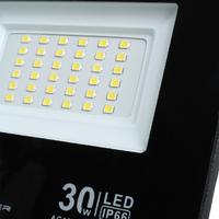 30 WATT - 220 VOLT 6500K IP66 150* IŞIK AÇISI SİYAH SLİM KASA LED PROJEKTÖR