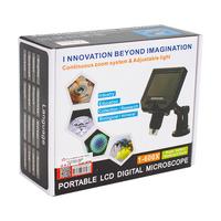 4.3 LCD DIGITAL EKRANLI 3.6 MP HD TAŞINABİLİR MİKROSKOP (1-600X ZOOM-LİTYUM PİLLİ)