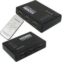 5 GİRİŞ 1 ÇIKIŞ HDMI SWITCHER TOPLAYICI KUMANDALI ADAPTÖRSÜZ