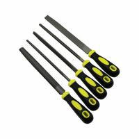 5 PARÇA  8&apos;&apos; ÇELİK EĞE SETİ BALIK SIRTI - ÜÇGEN - KARE - YUVARLAK - DÜZ GENİŞ