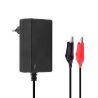 7.2 VOLT - 1 AMPER KROKODİL UÇLU PRİZ TİP KIRMIZI YEŞİL LEDLİ YERLİ ÜRETİM AKÜ ŞARJ ADAPTÖRÜ (OUT:6V1A)