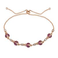925 Ayar Gümüş Rose Uğur Böcekli Asansör Bileklik BR0460668