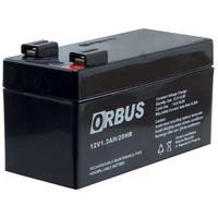 AKÜ 12 VOLT 1.3 AMPER ORBUS ORB12-1.3 (96 X 42 X 52 MM)