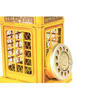 Dekoratif Metal Ahizeli Telefon Kumbara Biblo Hediyelik (C0725)
