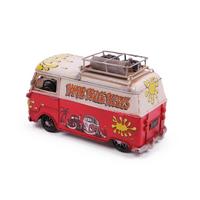 Dekoratif Metal Minibüs Çerçeveli ve Kumbaralı Hediyelik (3831)