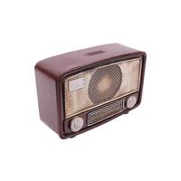 Dekoratif Metal Radyo Kumbaralı Vintage Hediyelik (1102)
