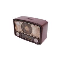 Dekoratif Metal Radyo Kumbaralı Vintage Hediyelik (1102)