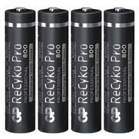 GP RECYKO PRO İNCE AAA 800 MAH ŞARJLI 4LÜ PİL GP85AAAHCB-2EB4 (GPRHCH83B205)