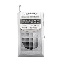 GRİ RENK CEP TİPİ ANALOG FM RADYO VS-R106