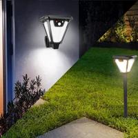 HS-V83 SOLAR SENSÖRLÜ 100 SMD LEDLİ 3 MODLU BAHÇE VE DUVAR LAMBASI