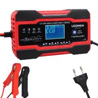 KIRMIZI 12/24 VOLT 10 AMPER LED GÖSTERGELİ AKÜ ŞARJ CİHAZI UC-C121001A