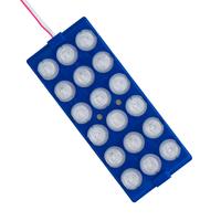 MODÜL LED 12V 6W MAVİ 18 LEDLİ YANIP SÖNEN 2Lİ PAKET 13960-2835 (FLAŞÖR)