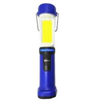 ŞARJLI 30 BEYAZ + 20 MAVİ-KIRMIZI SMD LED / 55 COB LEDLİ 5 MODLU ÇALIŞMA LAMBASI HK-802