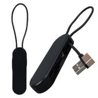 SİYAH 3İN1 (TYPE C- LİGHTNİNG- MİCRO USB) MANYETİK UÇ TAŞINABİLİR ŞARJ KABLOSU