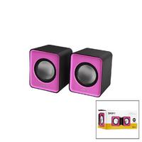 SNOPY SN-66  PEMBE  USB 2.0 MULTİMEDYA 1+1 HOPARLÖR SPEAKER SET 6W