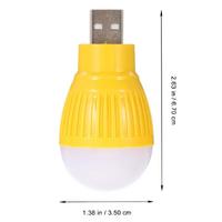 USB BEYAZ GECE LAMBASI MİNİ AMPUL AYDINLATMA