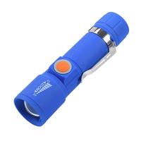 USB ŞARJLI 3 MODLU PLASTİK KASA MİNİ EL FENERİ