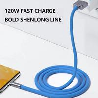 USB TO LİGHTNİNG 120W-6A 1 Metre Hızlı Şarj & Hızlı Veri Kablosu