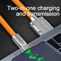USB TO LİGHTNİNG 120W-6A 1 Metre Hızlı Şarj & Hızlı Veri Kablosu