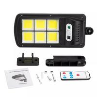 W756-6 HAREKET SENSÖRLÜ 3 MODLU UZAKTAN KUMANDALI 6 COB LEDLİ SOLAR LAMBA