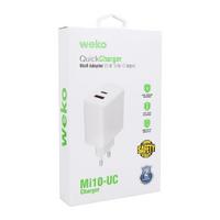 WK-21446 S11-UC 25 WATT 3.0 AMPER TYPE-C + USB ŞARJ BAŞLIK ADAPTÖRÜ