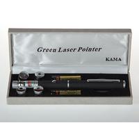 Yeşil Lazer Pointer 50 mW 15 Km Etkili (5 Başlıklı)