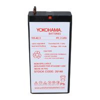 YH-42.3 4 VOLT - 2.3 AMPER KURU AKÜ (50 X 100 X 22 MM)